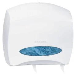 Kimberly Clark Kimberly-Clark Jrt Jr. Escort Jumbo Roll Bath Tissue Dispenser, 16 X 5.75 X 13.88, Pearl White - KCC09508