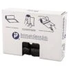 Interplast High-Density Commercial Can Liners, 16 Gal, 6 Microns, 24" X 33", Black, 1,000/Carton - IBSS243306K