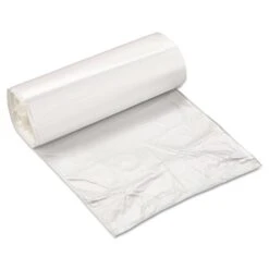 Interplast High-Density Commercial Can Liners, 10 Gal, 5 Microns, 24" X 24", Natural, 1,000/Carton - IBSEC2424N