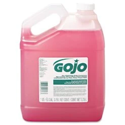Gojo Bulk Pour All-Purpose Pink Lotion Soap, Floral, 1Gal Bottle, 4/Carton - GOJ180704