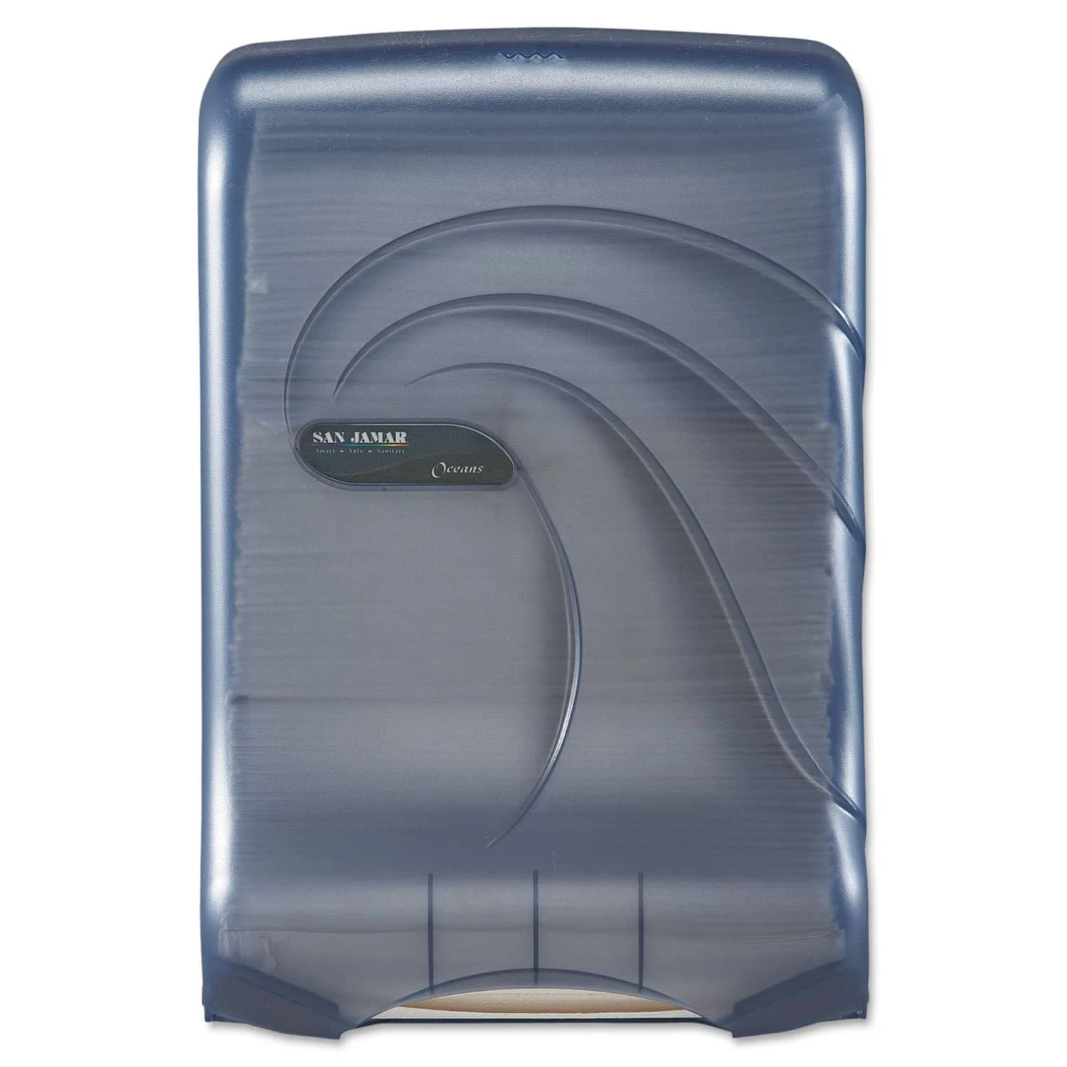 San Jamar Ultrafold Multifold/C-Fold Towel Dispenser, Oceans, Blue, 11 3/4 X 6 1/4 X 18 - SJMT1790TBL 3 San Jamar Ultrafold Multifold/C-Fold Towel Dispenser, Oceans, Blue, 11 3/4 X 6 1/4 X 18 - SJMT1790TBL