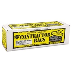 Warp's Heavyweight Contractor Bags, 33 Gal, 2.5 Mil, 33" X 40", Black - WRPHB3360 -Alpine shop 153309