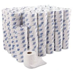 GEN Bath Tissue, Wrapped, Septic Safe, 2-Ply, White, 420 Sheets/Roll, 96 Rolls/Carton - GEN700 -Alpine shop 156628