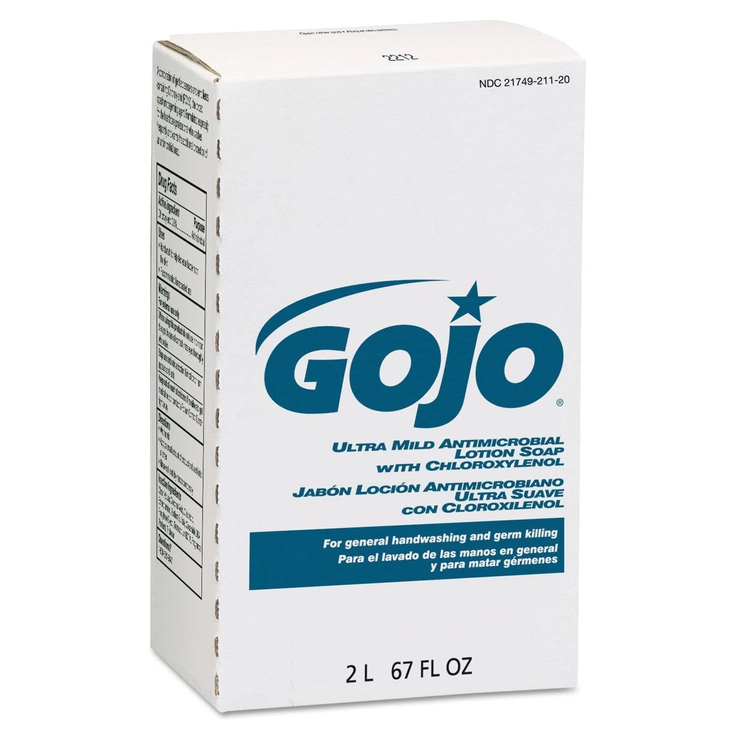 Gojo Antimicrobial Lotion Soap W/Chloroxylenol, Floral, 2000Ml Refill, 4/Carton - GOJ2212 3 Gojo Antimicrobial Lotion Soap W/Chloroxylenol, Floral, 2000Ml Refill, 4/Carton - GOJ2212