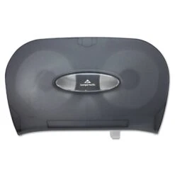 Georgia Pacific Two-Roll Bathroom Tissue Dispenser, 13.56" X 5.75" X 8.63", Smoke - GPC59206