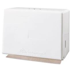 Georgia Pacific Singlefold Towel Dispenser, Steel, 11 5/8W X 6 5/8D X 8 1/8H, White - GPC56701