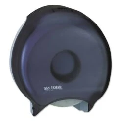 San Jamar Single 12" Jbt Bath Tissue Dispenser, 1 Roll, 12 9/10X5 5/8X14 7/8, Black Pearl - SJMR6000TBK