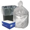 Ultra Plus Can Liners, 16 Gal, 8 Microns, 24" X 33", Natural, 1,000/Carton - WBIHD24338N -Alpine shop 204888