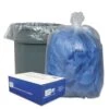 Classic Linear Low-Density Can Liners, 56 Gal, 0.9 Mil, 43" X 47", Clear, 100/Carton - WBI434722C -Alpine shop 204900