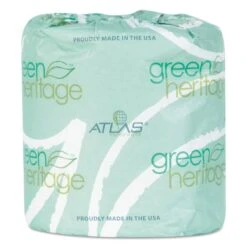 Resolute Tissue Green Heritage Professional Toilet Paper, Septic Safe, 2-Ply, White, 4.1 X 3.1, 400/Roll, 96 Rolls/Carton - APM248GREEN