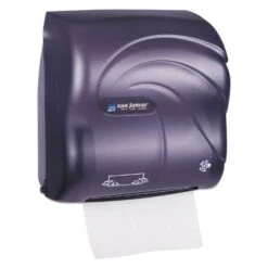 San Jamar Mechanical Hands-Free Towel Dispenser, 12 3/8 X 7 5/8 X 12 1/4, Black Pearl - SJMT7590TBK