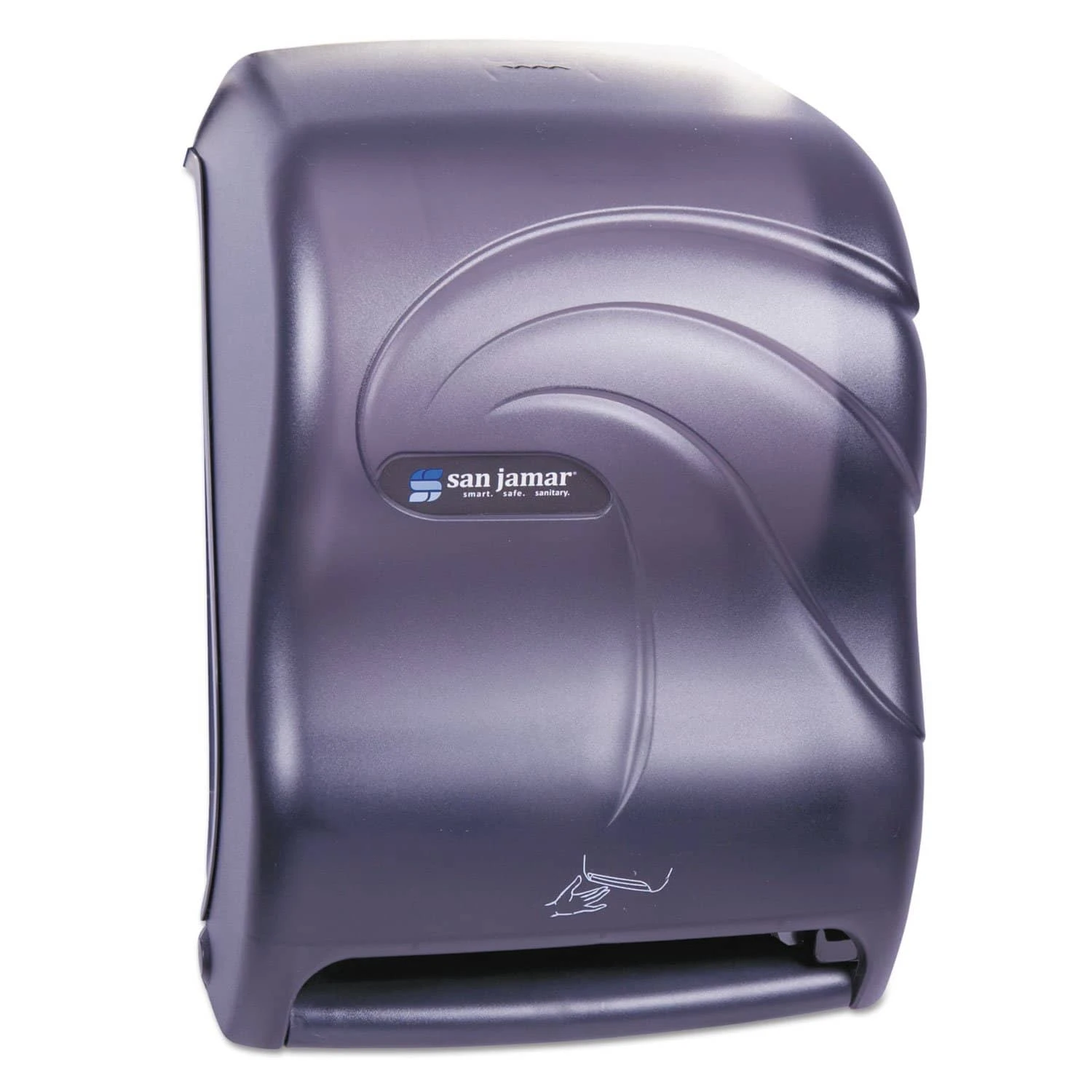 San Jamar Smart System With Iq Sensor Towel Dispenser, 11 3/4X9 1/4X16 1/2, Black Pearl - SJMT1490TBK 3 San Jamar Smart System With Iq Sensor Towel Dispenser, 11 3/4X9 1/4X16 1/2, Black Pearl - SJMT1490TBK