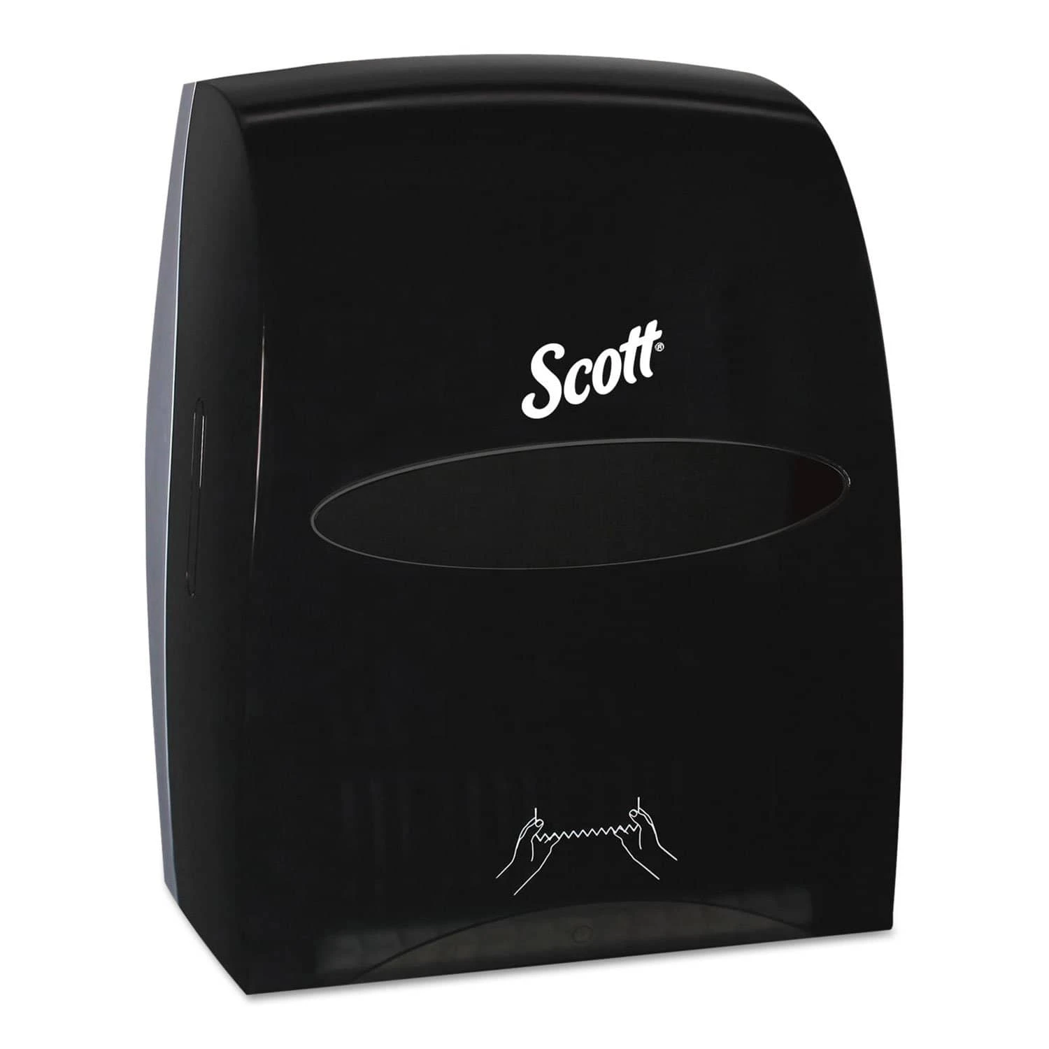Scott Essential Manual Hard Roll Towel Dispenser, 13.06 X 11 X 16.94, Black - KCC46253 2 Scott Essential Manual Hard Roll Towel Dispenser, 13.06 X 11 X 16.94, Black - KCC46253
