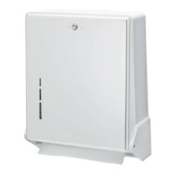San Jamar True Fold C-Fold/Multifold Paper Towel Dispenser, White, 11 5/8 X 5 X 14 1/2 - SJMT1905WH