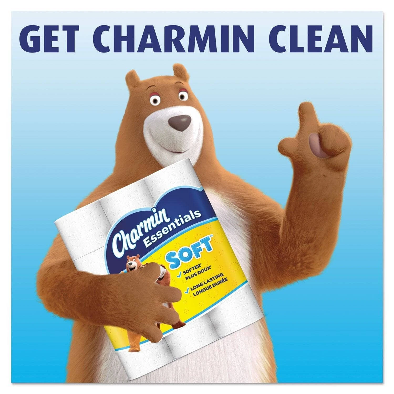 Charmin Essentials Soft Bathroom Tissue, Septic Safe, 2-Ply, White, 4 X 3.92, 200/Roll, 16 Roll/Pack - PGC96608 4 Charmin Essentials Soft Bathroom Tissue, Septic Safe, 2-Ply, White, 4 X 3.92, 200/Roll, 16 Roll/Pack - PGC96608 - Image 2