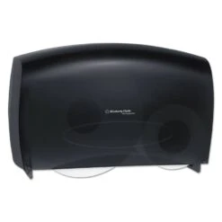 Kimberly Clark Kimberly-Clark Cored Jrt Jumbo Combo Tissue Dispenser, 20 2/5W X 5 4/5D X 13 1/10H, Smoke/Gray - KCC09551