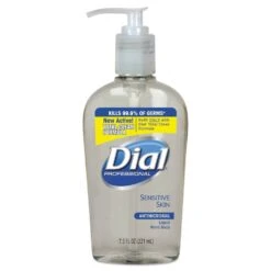 Dial Antibacterial Liquid Hand Soap For Sensitive Skin, Floral, 7.5 Oz Pump, 12/carton - DIA82834