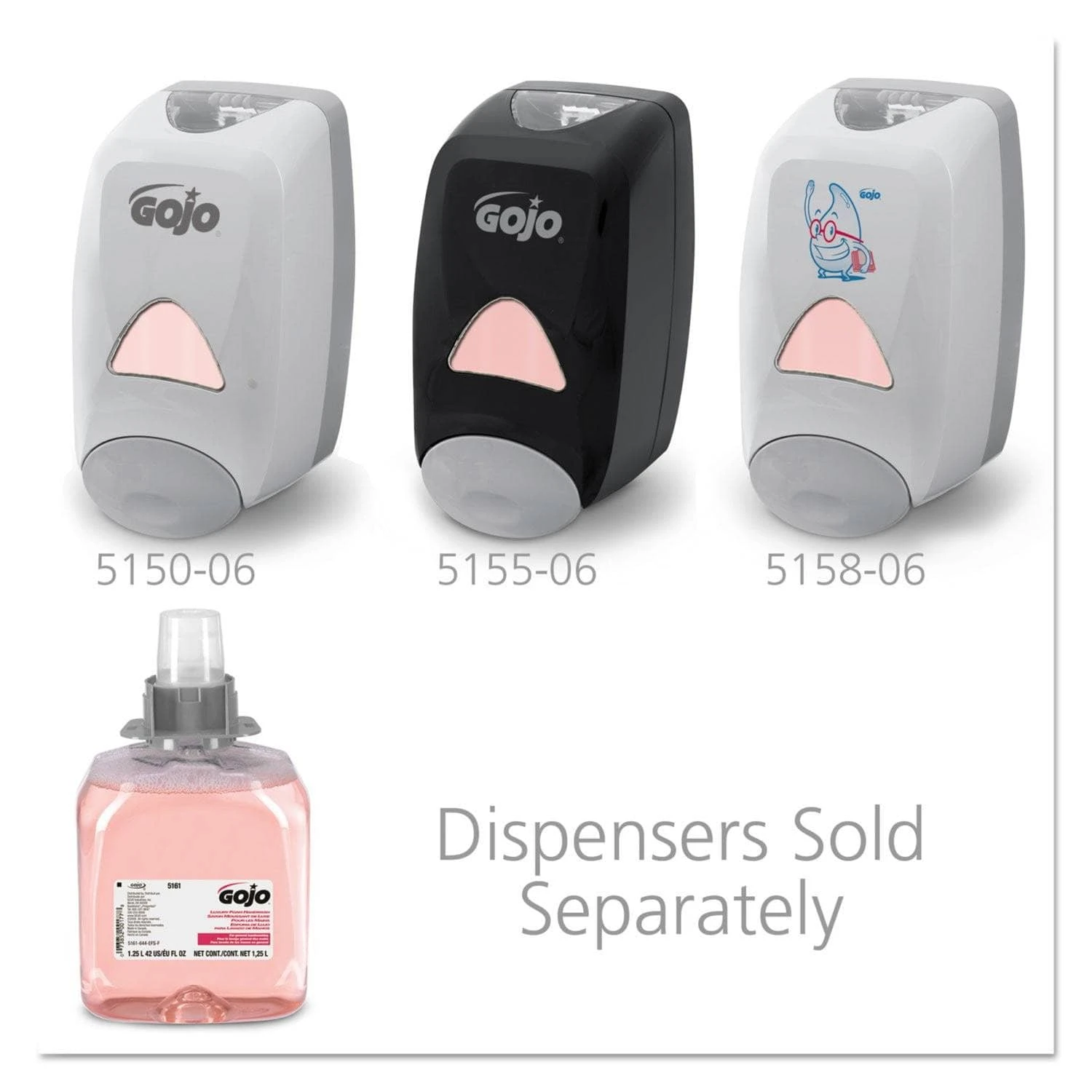 Gojo Fmx-12 Foam Hand Wash, Cranberry, Fmx-12 Dispenser, 1250Ml Pump, 3/Carton - GOJ516103CT 4 Gojo Fmx-12 Foam Hand Wash, Cranberry, Fmx-12 Dispenser, 1250Ml Pump, 3/Carton - GOJ516103CT - Image 2
