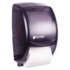 San Jamar Duett Standard Bath Tissue Dispenser, 2 Roll, 7 1/2W X 7D X 12 3/4H, Black Pearl - SJMR3500TBK -Alpine shop 281627