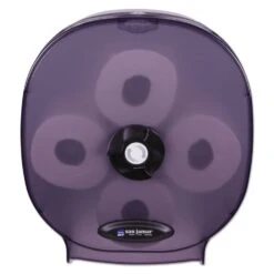 San Jamar 4-Station Carousel Tissue Dispenser, 4Roll,14 7/8X6 1/8X13 1/8, Black Pearl - SJMR3800TBK