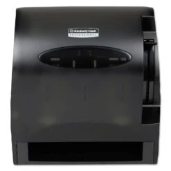 Kimberly Clark Kimberly-Clark Lev-R-Matic Roll Towel Dispenser, 13 3/10W X 9 4/5D X 13 1/2H, Smoke - KCC09765