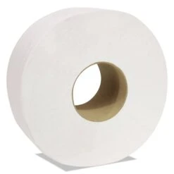 Cascades Decor Jumbo Roll Jr. Tissue, 2-Ply, White, 3 1/2" X 750 Ft, 12 Rolls/Carton - CSDB220
