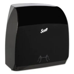 Scott Control Slimroll Manual Towel Dispenser, 12.63 X 10.2 X 16.13, Black - KCC47089