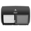 Georgia Pacific Compact Coreless Side-By-Side 2-Roll Tissue Dispenser, 11.5 X 7.625 X 8, Black - GPC56784A -Alpine shop 305021