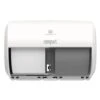 Georgia Pacific Compact Coreless Side-By-Side 2-Roll Tissue Dispenser, 11.31 X 7.69 X 8, White - GPC56797A -Alpine shop 307291