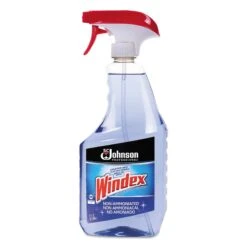Windex Non-Ammoniated Glass/Multi Surface Cleaner, Pleasant Scent, 32 Oz Bottle, 12/Ct - SJN697259