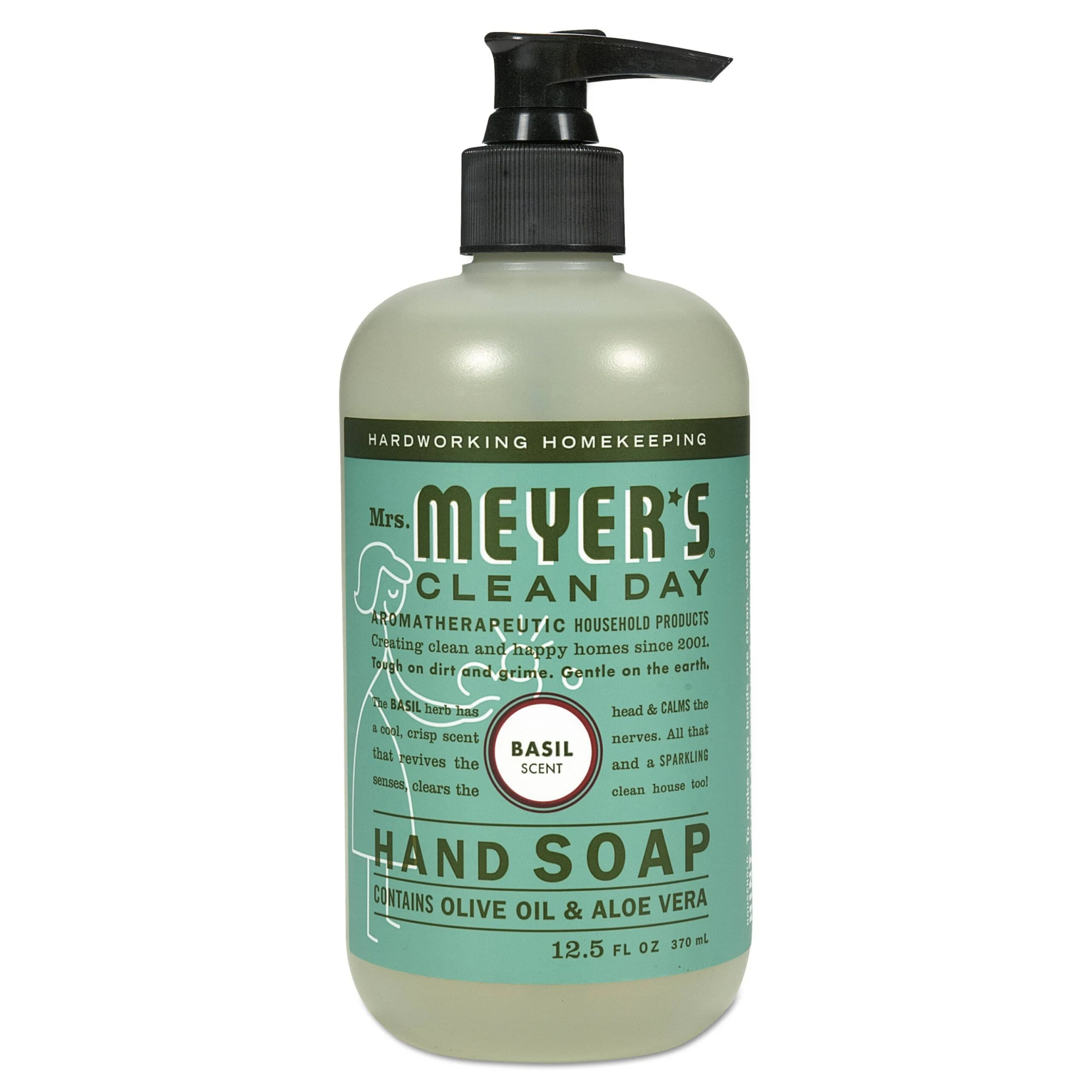 Mrs. Meyer's Clean Day Liquid Hand Soap, Basil, 12.5 Oz, 6/Carton - SJN651344 3 Mrs. Meyer's Clean Day Liquid Hand Soap, Basil, 12.5 Oz, 6/Carton - SJN651344