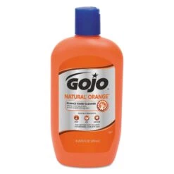 Gojo Natural Orange Pumice Hand Cleaner, Citrus, 14 Oz Bottle - GOJ095712EA
