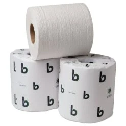 Boardwalk Boardwalk Green Bathroom Tissue, Split-Core, Septic Safe, 2-Ply, White, 3.75 X 4.5, 500 Sheets, 96/Carton - BWK26GREEN