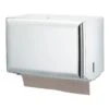 San Jamar Singlefold Paper Towel Dispenser, White, 10 3/4 X 6 X 7 1/2 - SJMT1800WH -Alpine shop 312190