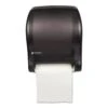 San Jamar Tear-N-Dry Essence Automatic Dispenser, Classic, Black, 11 3/4 X 9 1/8 X 14 7/16 - SJMT8000TBK -Alpine shop 312194