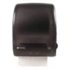San Jamar Simplicity Mechanical Roll Towel Dispenser, 15.25" X 13" X 10.25", Black - SJMT7400TBK -Alpine shop 313266