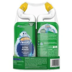 Scrubbing Bubbles Extra Power Toilet Bowl Cleaner, Rainshower, 24 Oz Bottle, 2/Pk, 6 Packs/Carton - SJN696208 -Alpine shop 318423