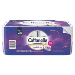Cottonelle Ultra Comfortcare Toilet Paper, Soft Tissue, Septic Safe, 2 Ply, 142/Roll, 24 Rolls/Pack, 2 Packs/Carton - KCC48625