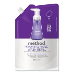 Method Foaming Hand Wash Refill, French Lavender, 28 Oz, 6/Carton - MTH01933CT