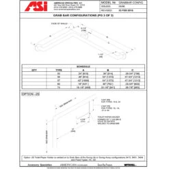 ASI 3701-36 (36 X 1.25) Commercial Grab Bar, 1-1/4" Diameter X 36" Length, Stainless Steel 13 ASI 3701-36 (36 X 1.25) Commercial Grab Bar, 1-1/4" Diameter X 36" Length, Stainless Steel -Alpine shop 3700 4