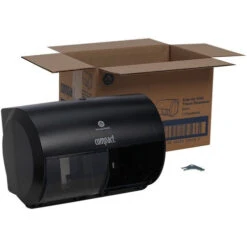 Georgia Pacific Compact Coreless Side-By-Side 2-Roll Tissue Dispenser, 11.5 X 7.625 X 8, Black - GPC56784A -Alpine shop 4387e9ab fcf9 4f7d a1a3 f83debb72747.d685312020a1f5f255c6e74f8124a96a