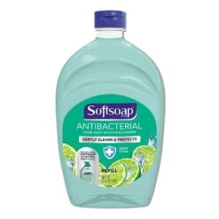 Softsoap Antibacterial Liquid Hand Soap Refills, Fresh, Green, 50 Oz - CPC45991EA