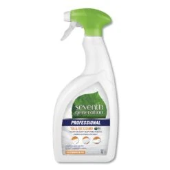 Seventh Generation Professional Tub And Tile Cleaner, Emerald Cypress And Fir, 32 Oz Spray Bottle, 8/Carton - SEV44728CT