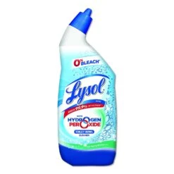 Lysol Toilet Bowl Cleaner With Hydrogen Peroxide, Cool Spring Breeze, 24 Oz, 9/Carton - RAC98011