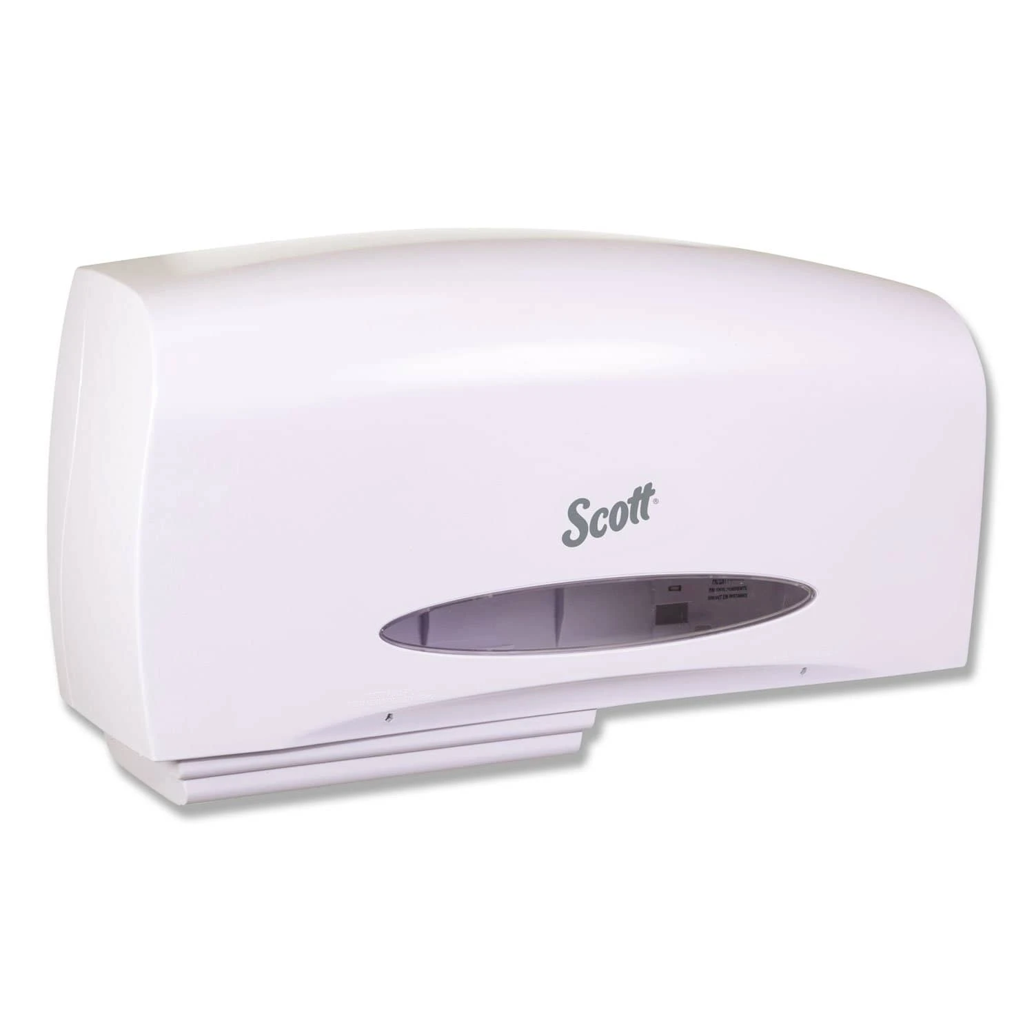 Scott Essential Coreless Twin Jumbo Roll Tissue Dispenser, 20 1/10 X 5 9/10 X 10 9/10 - KCC09609 3 Scott Essential Coreless Twin Jumbo Roll Tissue Dispenser, 20 1/10 X 5 9/10 X 10 9/10 - KCC09609