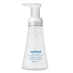Method Foaming Hand Wash, Fragrance-Free, 10 Oz, 6/Carton - MTH01977
