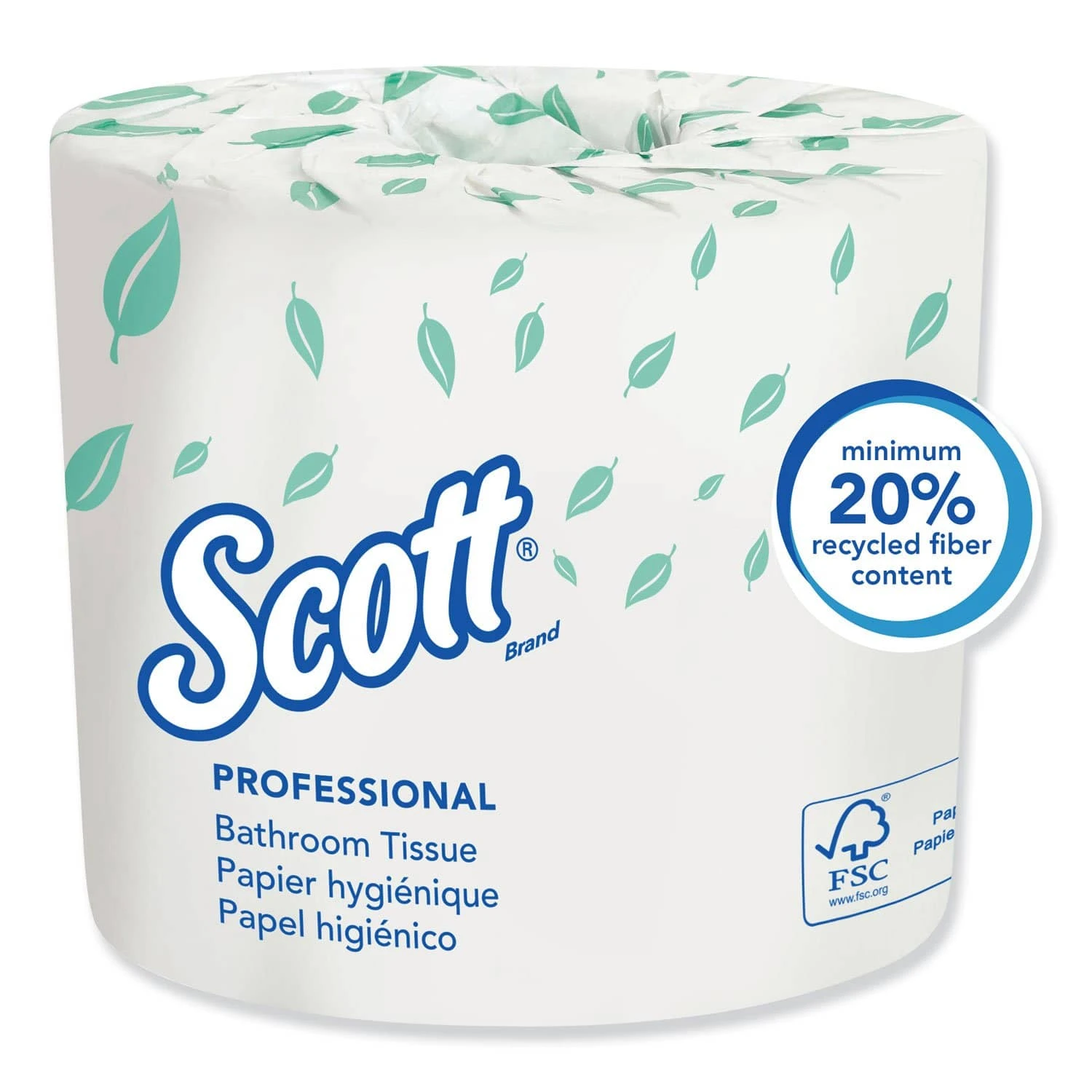 Scott Essential Standard Roll Bathroom Tissue, Septic Safe, 1-Ply, White, 1210 Sheets/Roll, 80 Rolls/Carton - KCC05102CT 3 Scott Essential Standard Roll Bathroom Tissue, Septic Safe, 1-Ply, White, 1210 Sheets/Roll, 80 Rolls/Carton - KCC05102CT