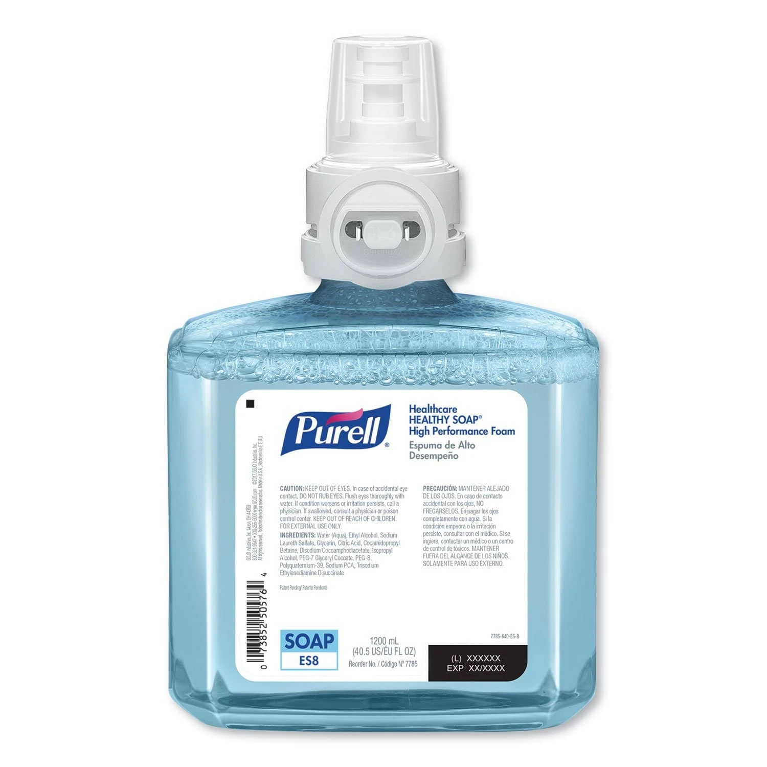 Purell Healthcare Healthy Soap High Performance Foam Es8 Refill, 1200 Ml, 2/Carton - GOJ778502 5 Purell Healthcare Healthy Soap High Performance Foam Es8 Refill, 1200 Ml, 2/Carton - GOJ778502 - Image 3