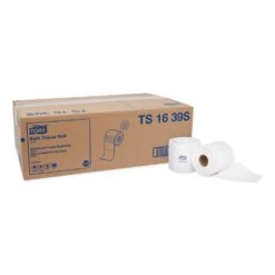 Tork Universal Bath Tissue, Septic Safe, 1-Ply, White, 1000 Sheets/Roll, 48 Rolls/Carton - TRKTS1639S