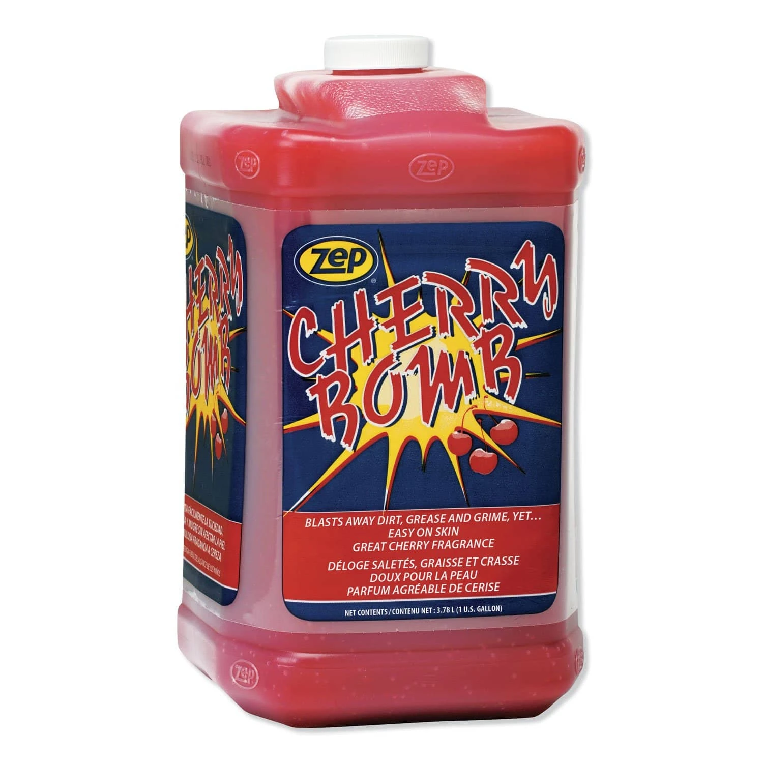 Zep Cherry Bomb Hand Cleaner, Cherry Scent, 1 Gal Bottle, 4/Carton - ZPE95124 3 Zep Cherry Bomb Hand Cleaner, Cherry Scent, 1 Gal Bottle, 4/Carton - ZPE95124